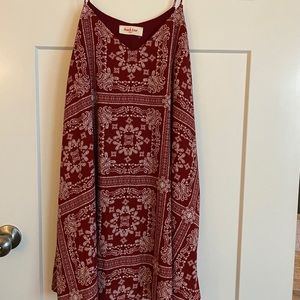 Boutique maroon short dress